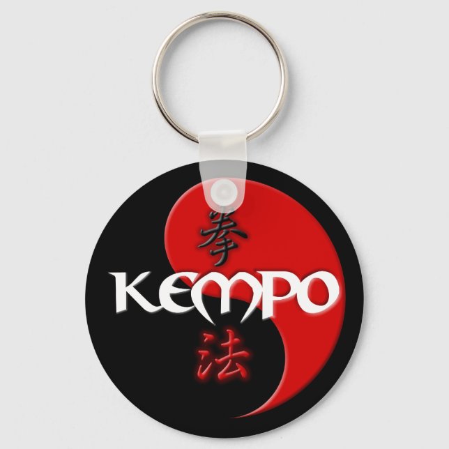 Kempo Yin Yang Keychain (Front)