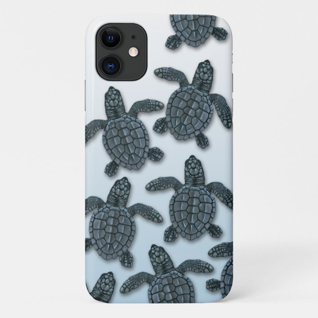 Kemp's Ridley Sea Turtle iPhone Case (Back)