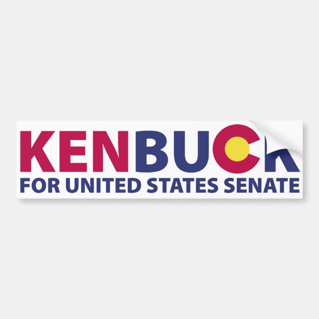 Ken Buck for Colorado Bumper Sticker (Front)