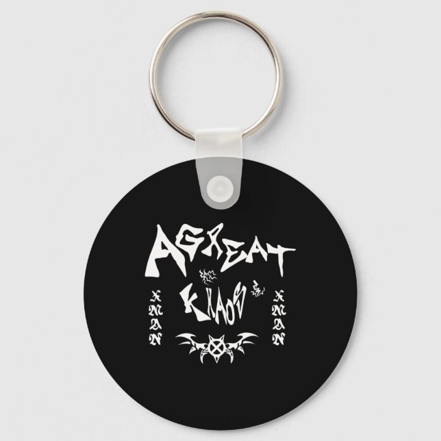 Ken Carson Merch Design Agc  Key Ring (Front)