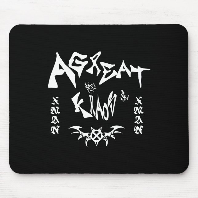 Ken Carson Merch Design Agc  Mouse Mat (Front)
