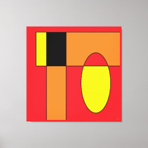 Ken Gage Egg Invader I Canvas Print