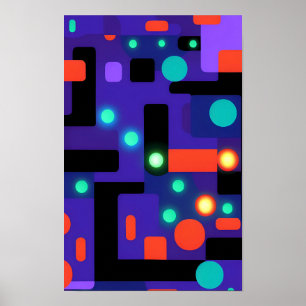 Ken Gauge Fractolumineering Abstract Design Poster