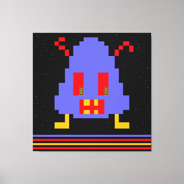 Ken Gauge GROF Surrealist Dream Pop Arcade Canvas Print (Front)