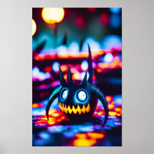 Ken Gauge Halloween Bean Poster