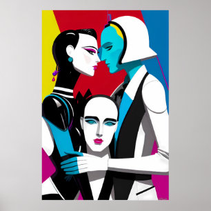 Ken Gauge The Situationship Retrowave Poster