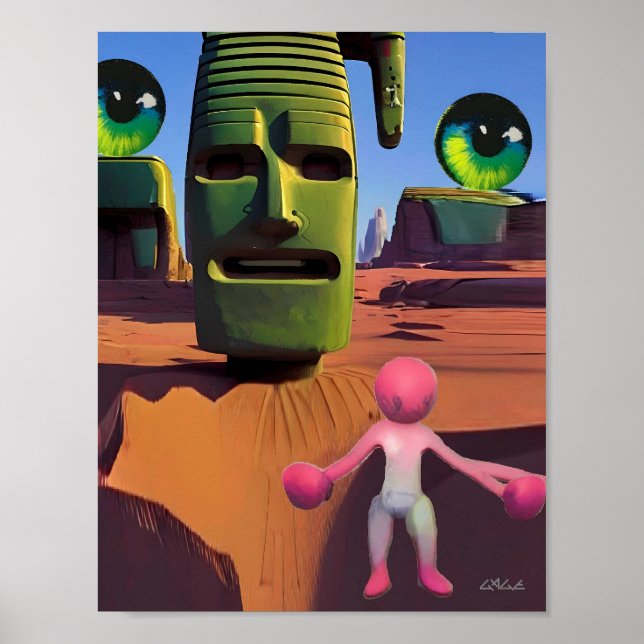 Ken Gauge Womboing Around in the Wilder-Bliss Poster (Front)