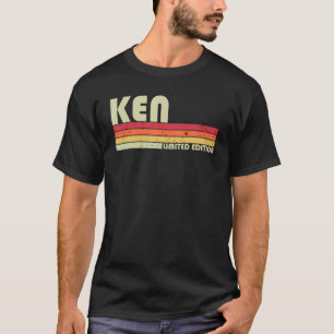 KEN Gift Name Personalised Funny Retro Vintage Bir T-Shirt