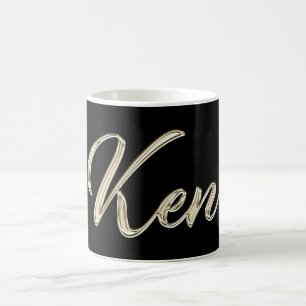 Ken Name whitegold Tasse Teetasse Coffee Coffee Mug