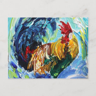 Ken the Rooster. Love chickens love these special Postcard