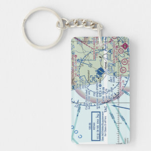 Kenai Airport chart / taxi diagram Key Ring