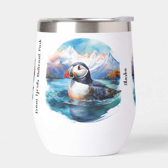 Kenai Fjords Alaska Puffin (Left)