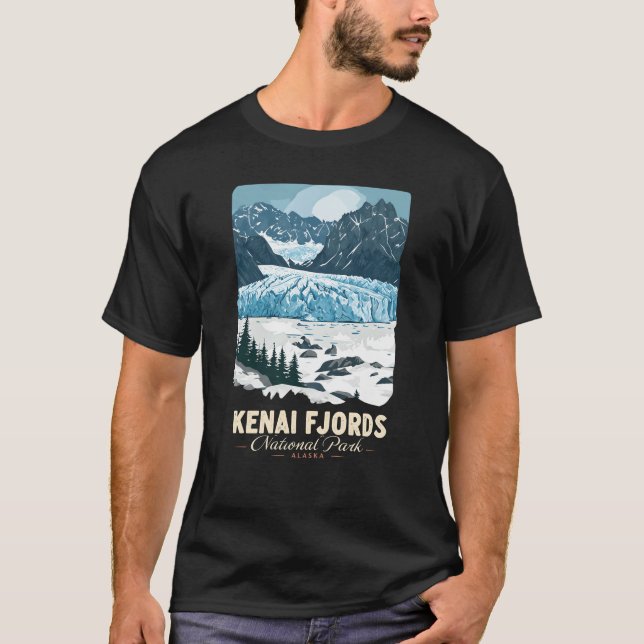 Kenai Fjords National Park, Alaska T-Shirt (Front)