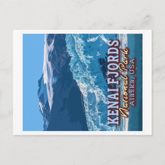KENAI FJORDS NATIONAL PARK - ALASKA UNITED STATES POSTCARD (Front)