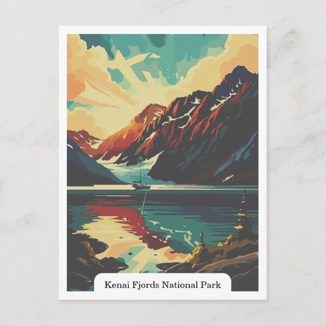 Kenai Fjords National Park, Alaska USA Postcard (Front)