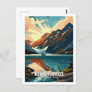 Kenai Fjords National Park Alaska USA Postcard