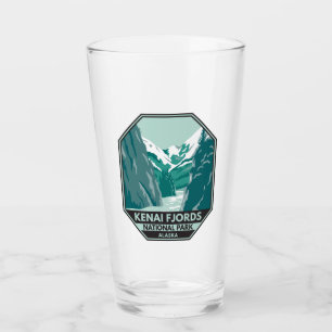 Kenai Fjords National Park Alaska Vintage Glass