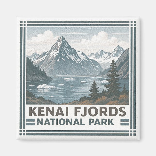Kenai Fjords National Park Magnet (Front)