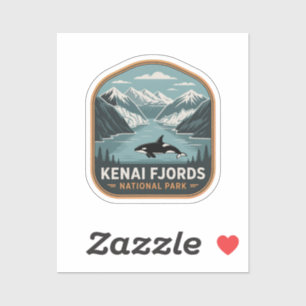 Kenai Fjords National Park Orca Badge
