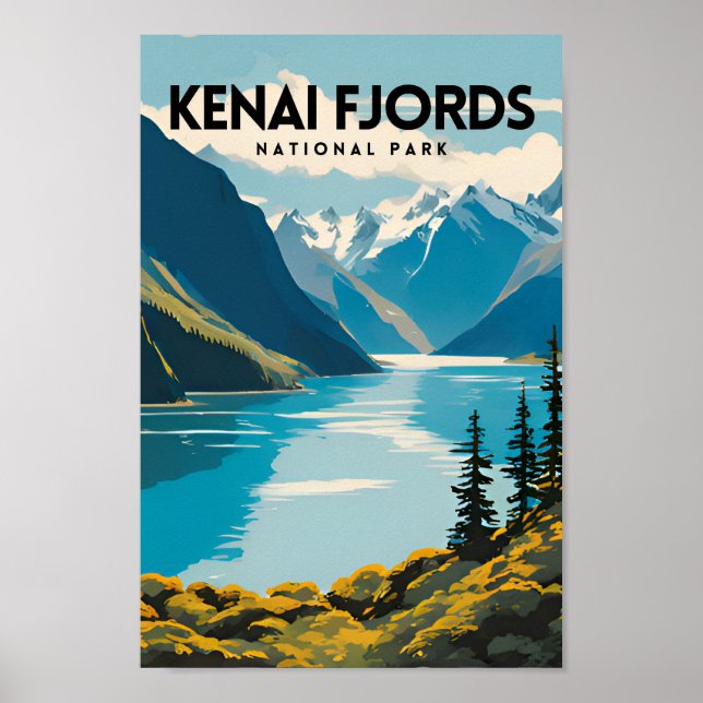 Kenai Fjords National Park Poster (Front)