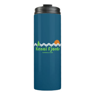 Kenai Fjords National Park Retro Thermal Tumbler