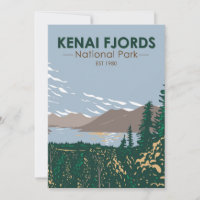Kenai Fjords National Park Skilak Vintage 