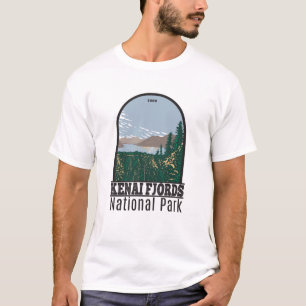 Kenai Fjords National Park Skilake Lake Vintage T-Shirt