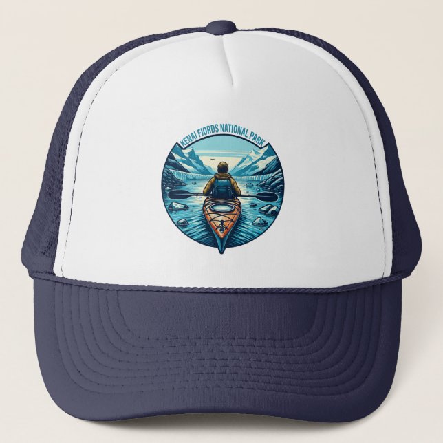 Kenai Fjords National Park Trucker Hat (Front)