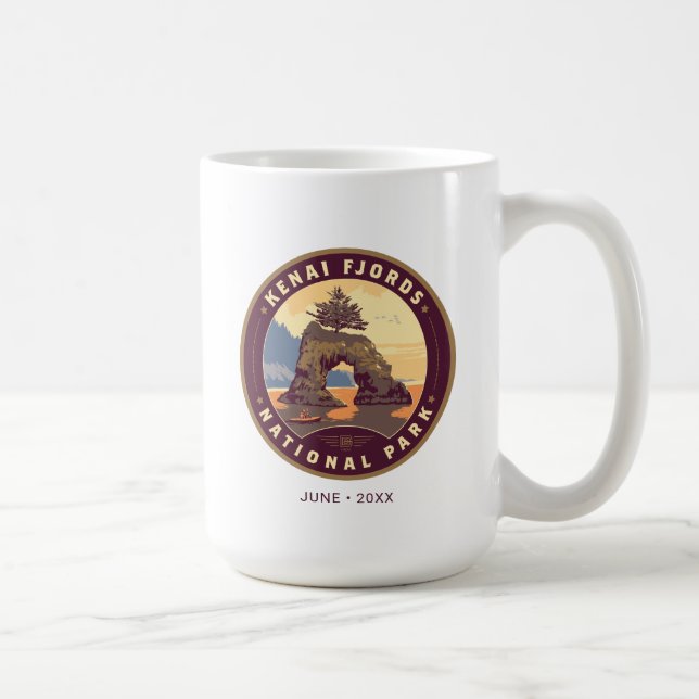 Kenai Fjords National Parks Coffee Mug (Right)