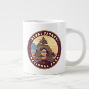 Kenai Fjords National Parks Large Coffee Mug