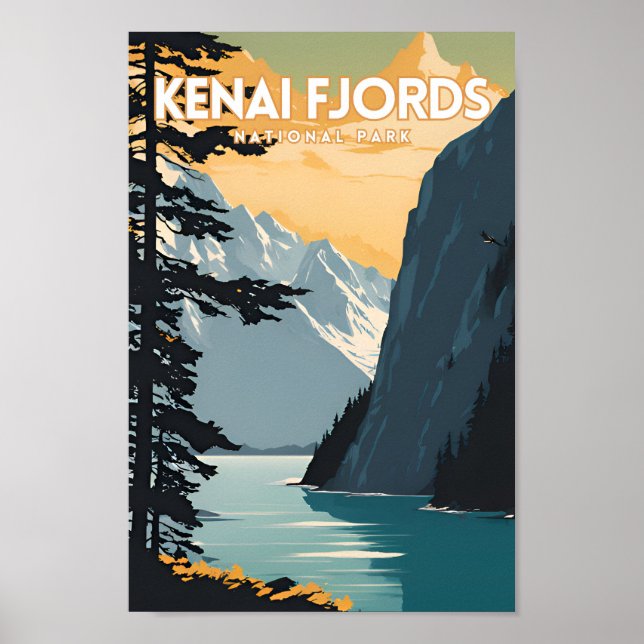 Kenai Fjords Poster (Front)