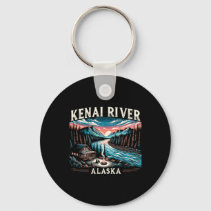 Kenai River Alaska Ak Salmon Fishing Camping Hikin Key Ring