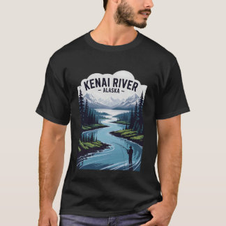Kenai River Alaska Fishing Camping Outdoor River F T-Shirt