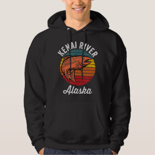 Kenai River Alaska Salmon Fishing T-ShirtLightweig Hoodie