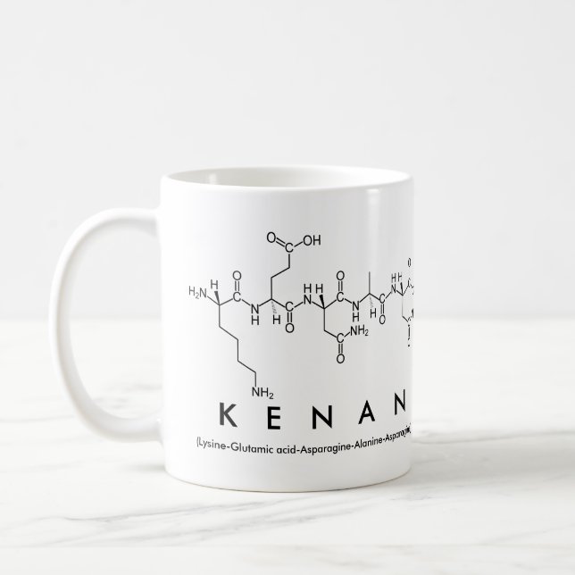 Kenan peptide name mug (Left)