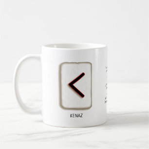 Kenaz RuneStone Mug