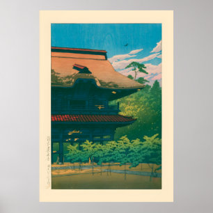 Kencho Temple Kamakura by Kawase Hasui Poster