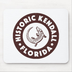 Kendall Florida Circle - Brown  Mouse Mat