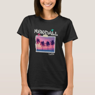 Kendall Florida Retro Surfer Vintage Beach T-Shirt