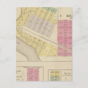Kendall, Morganville, Silver, Idana, Kansas Postcard