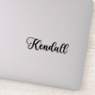 Kendall Name - Handwritten Calligraphy