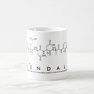 Kendall peptide name mug