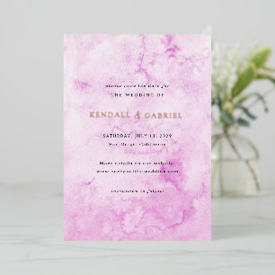 Kendall Pink Elegant Wedding Save the Date