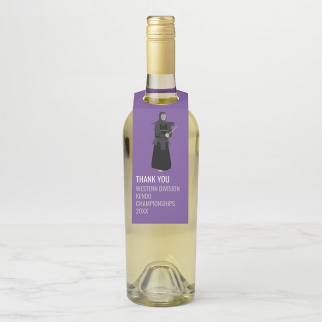 Kendo Bottle Tag (On Bottle)