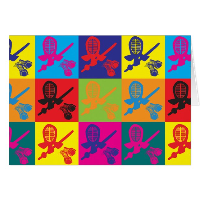 Kendo Pop Art (Front Horizontal)