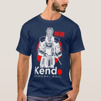 Kendo Samurai Soul Warrior Martial Arts Japanese W T-Shirt