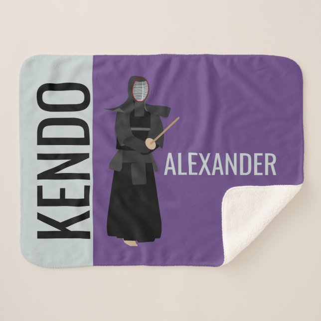 Kendo Sherpa Blanket (Front (Horizontal))