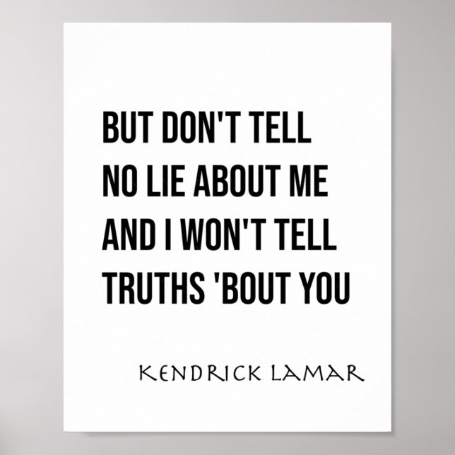 Kendrick Lamar - Euphoria (punchline) Sticker  Poster (Front)