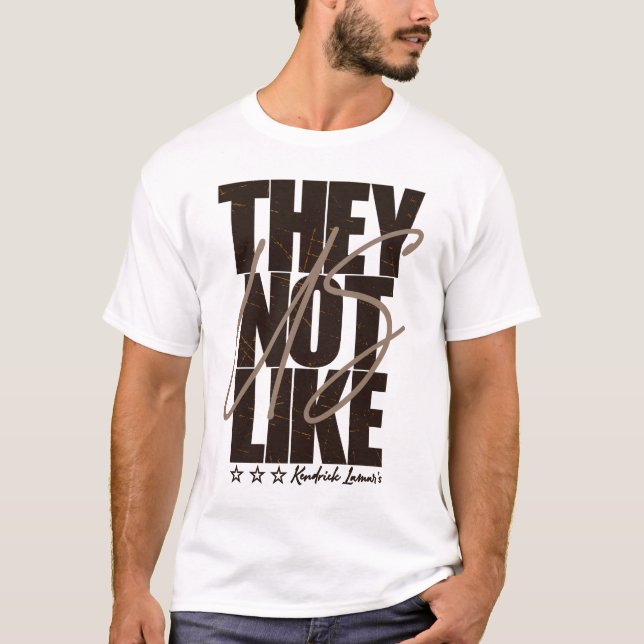 Kendrick Lamar's, they not like us T-Shirt (Front)
