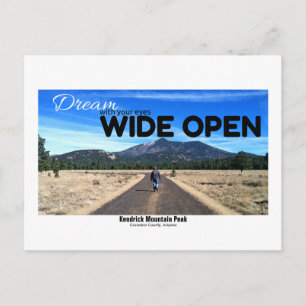 Kendrick Mountain Peak Photo Arizona Travel Postcard